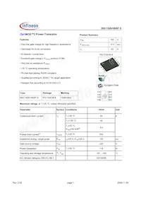 BSC152N10NSFGATMA1 Datenblatt Cover