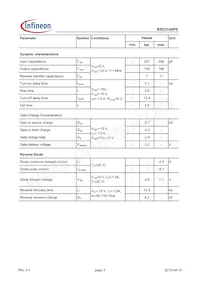 BSD314SPEL6327HTSA1 Datenblatt Seite 3