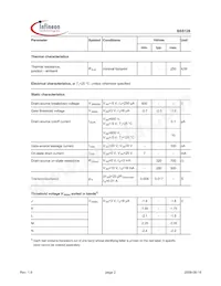 BSS126H6327XTSA1 Datenblatt Seite 2