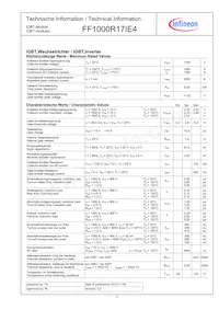 FF1000R17IE4BOSA1數據表 頁面 2