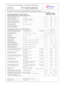 FF150R12ME3GBOSA1數據表 封面