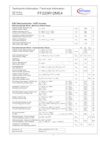 FF225R12ME4BOSA1 Datasheet Pagina 2