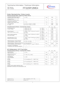 FF225R12ME4BOSA1 Datasheet Pagina 3