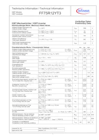 FF75R12YT3BOMA1 Datenblatt Cover