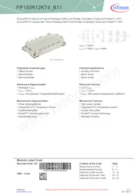 FP150R12KT4B11BPSA1 Datasheet Copertura