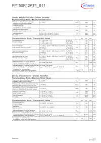 FP150R12KT4B11BPSA1 Datasheet Pagina 3