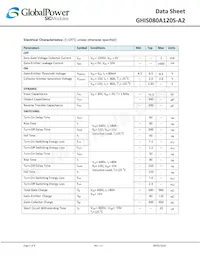 GHIS080A120S-A2 Datasheet Pagina 2