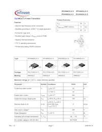 IPUH6N03LA G數據表 封面