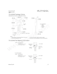 IRL3715ZSTRRPBF數據表 頁面 9