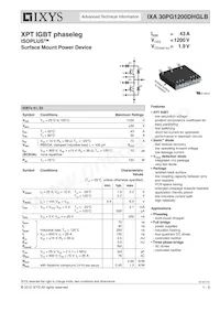 IXA30PG1200DHG-TUB數據表 封面