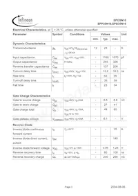 SPB35N10 G Datenblatt Seite 3