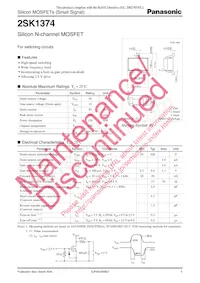 2SK1374G0L Datasheet Copertura