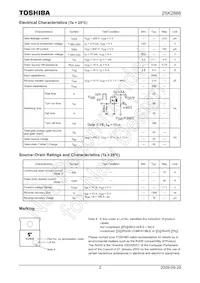 2SK2866(F) Datenblatt Seite 2