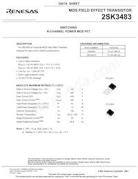 2SK3483(0)-Z-E1-AZ Datenblatt Seite 3