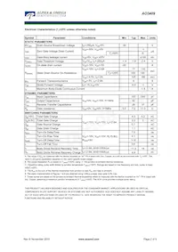 AO3409_103 Datasheet Pagina 2