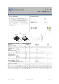 AOD256_001 Datenblatt Cover