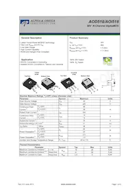 AOD518_050 Datasheet Copertura