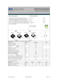 AOI4C60 Datasheet Copertura