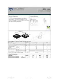 AON1620數據表 封面