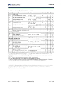 AON4421_001 Datasheet Pagina 2