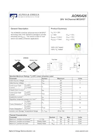 AON6426數據表 封面