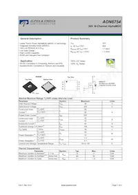 AON6754 Datenblatt Cover