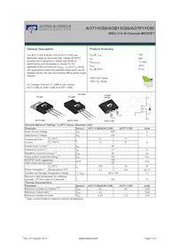AOTF11C60_001 Datenblatt Cover