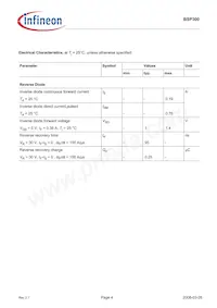 BSP300L6327HUSA1數據表 頁面 4