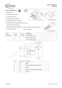 BTS244Z E3062A Datasheet Copertura