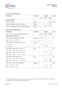 BTS244Z E3062A Datasheet Pagina 3