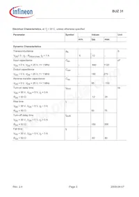 BUZ31 E3046 Datenblatt Seite 3