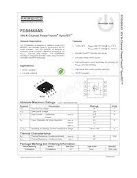 FDS6688AS Datasheet Copertura
