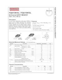 FQD13N10LTM_NBEL001 Datenblatt Cover