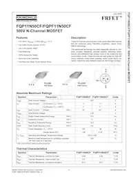 FQP11N50CF Datasheet Copertura