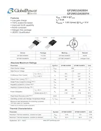 GP1M010A080H Datenblatt Cover