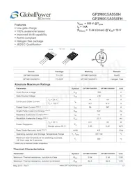 GP1M015A050FH Datenblatt Cover