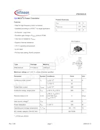 IPB03N03LB Datenblatt Cover