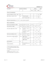 IPB09N03LA G Datasheet Pagina 2