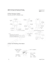 IRF3704STRR數據表 頁面 8