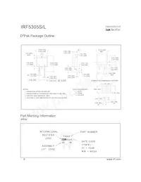 IRF5305L數據表 頁面 8