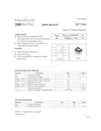 IRF7466TR Datasheet Copertura