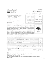 IRF7526D1TR Datenblatt Cover