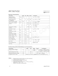 IRF7807VD2TR Datasheet Pagina 2