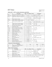 IRF7842TR Datasheet Page 2