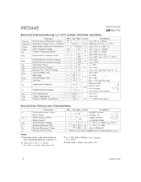 IRFZ44E Datenblatt Seite 2