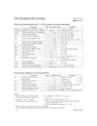 IRFZ44NSTRR Datasheet Pagina 2