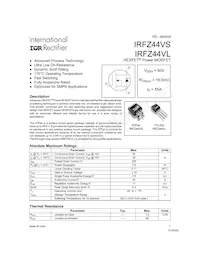 IRFZ44VSTRR Datenblatt Cover