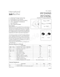 IRFZ46NSTRL數據表 封面