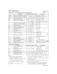 IRFZ46ZL Datasheet Pagina 2