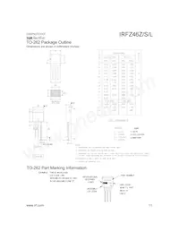 IRFZ46ZL Datasheet Pagina 11